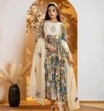Kalamkari Gown With Real Handwork