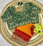 PIYU P1101 BEAUTIFUL YELLOW MANGO SAREE