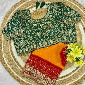 PIYU P1101 BEAUTIFUL YELLOW MANGO SAREE
