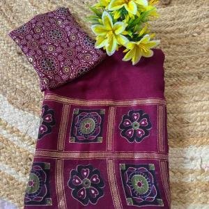 New Casual Wear Silk Saree