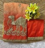 Beautiful Animal Gota Work Saree