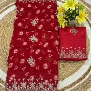 PIYU P1104 Fuladi Bandhani Saree