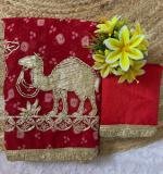 Animal Gota Work Saree