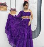 Motedo Print Gown