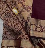 KPR 306 New Designer Gold Border Saree