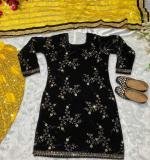 Yellow Top Dhoti Salwar and Dupatta