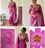 KP 7002 BEAUTIFUL SAREE WITH JACQUARD WORK