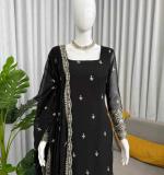 New Modern Designed Black Dress