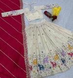 Pure Tissue Silk Wedding wear Lehenga