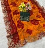 PIYU P1089 LADDU MANGO SAREE