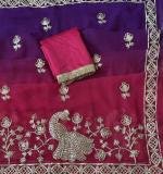 New Mor Gota Work Saree