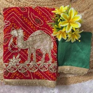 New Animal Gota Work Saree