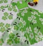 Green Fox Georgette Lehenga