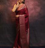 KPR 267 NEW SOFT LITCHI SILK CLOTH SAREE