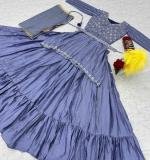 Violet Chinon Sequence Work Lehenga