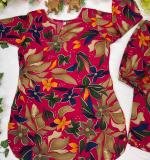 New Casual Wear Pink Dress