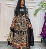 Riyon Cotton Kalamkari Print Gown