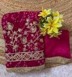New Mor Gota Work Saree