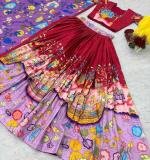 Cotton Kalamkari Print Lehenga