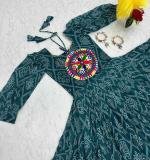 Bandhani Print Gown