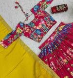 Kalamkari Print Lehenga