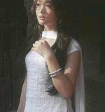 Elegant Ethnic Wear White Dress