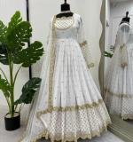 Faux Georgette with inner Gown