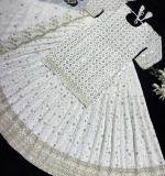 Faux Georgette Party Wear Dress