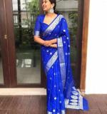 KP 6066 SOFT LITCHI SILK CLOTH SAREE