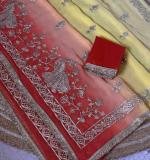 Mor Gota Work Saree