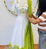Real Hand Work With Digital Print Lehenga