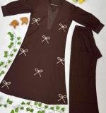 Beautiful Soft Classy Tone Brown Dress