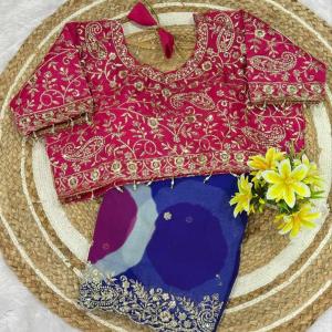 PIYU P1102 BEAUTIFUL LADDU MANGO SAREE