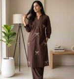 Beautiful Soft Classy Tone Brown Dress