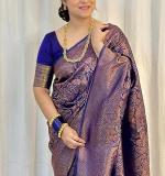 KPR 298 NEW SOFT LICHI SILK CLOTH SAREE