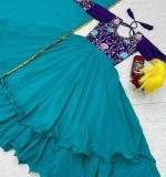 Chinon Embroidery Thread Work Gown