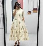Pure Party Wear Cotton Dress