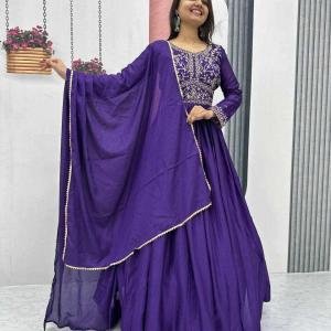 Embroidered Gown