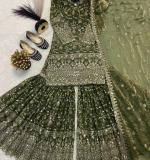 New Beautiful Embroidery Design Party Wear Dress