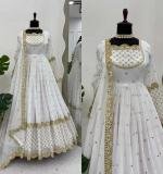 Faux Georgette with inner Gown