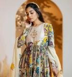 Kalamkari Gown With Real Handwork