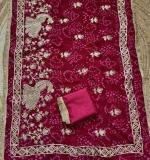 New Mor Gota Work Saree