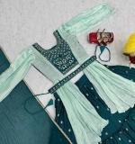 Chinon Real Handwork Lehenga With Handwork Belt