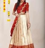 traditionl Kanjiveram Silk Zari Lehanga