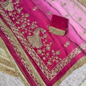 New Mor Gota Designer Saree