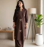 Beautiful Soft Classy Tone Brown Dress