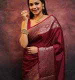 KPR 267 NEW SOFT LITCHI SILK CLOTH SAREE