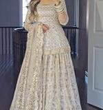 Faux Georgette Party Wear Dress