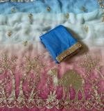 New Beautiful Animal Gota Work Saree