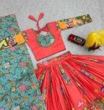 Pink Kalamkari Lehenga